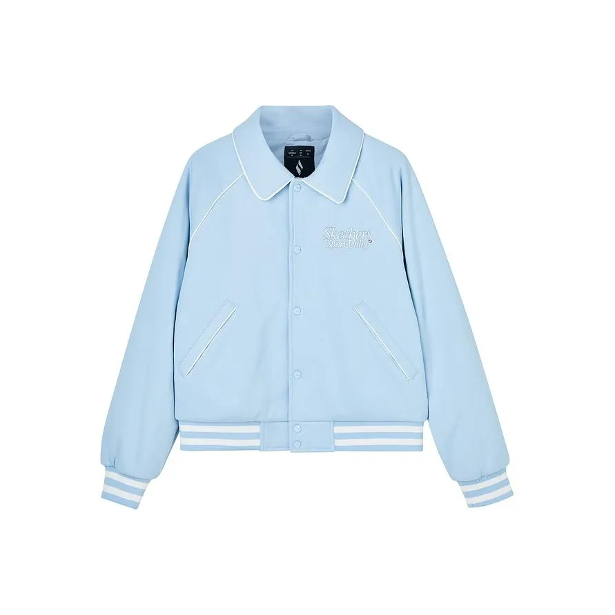 Skechers Colorful Puffer Jacket Women's Dream Blue
