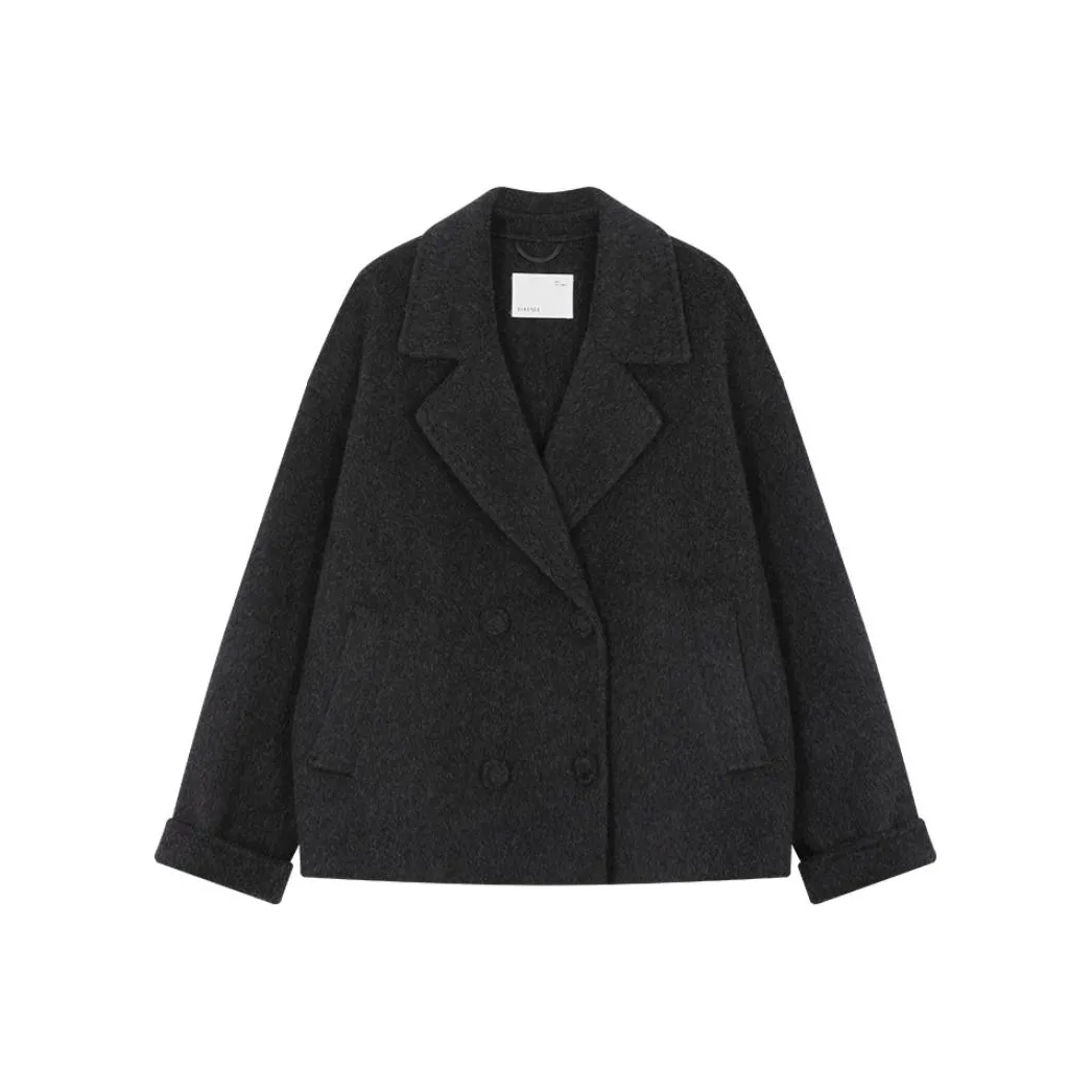 IHIMI Coat Women's Black Gray Color