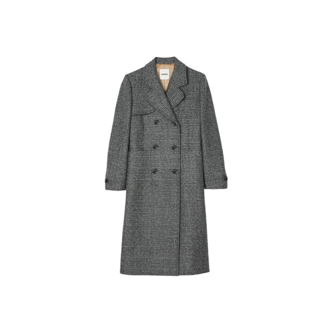 Sandro Checked Coat
