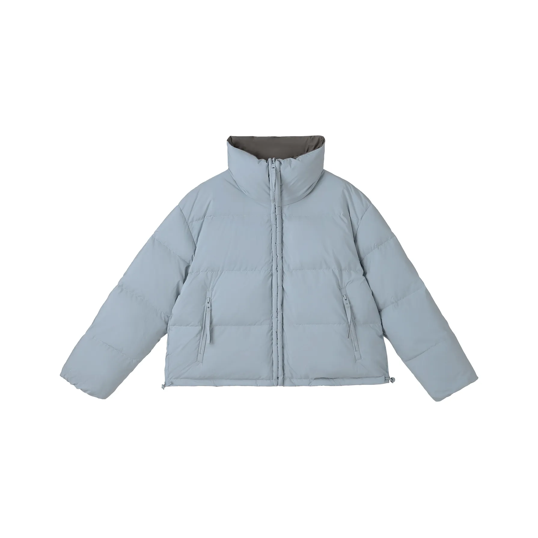 Fstudio Fall And Winter Korean Sweet Style Petite Cropped Down Jacket Coat Women's