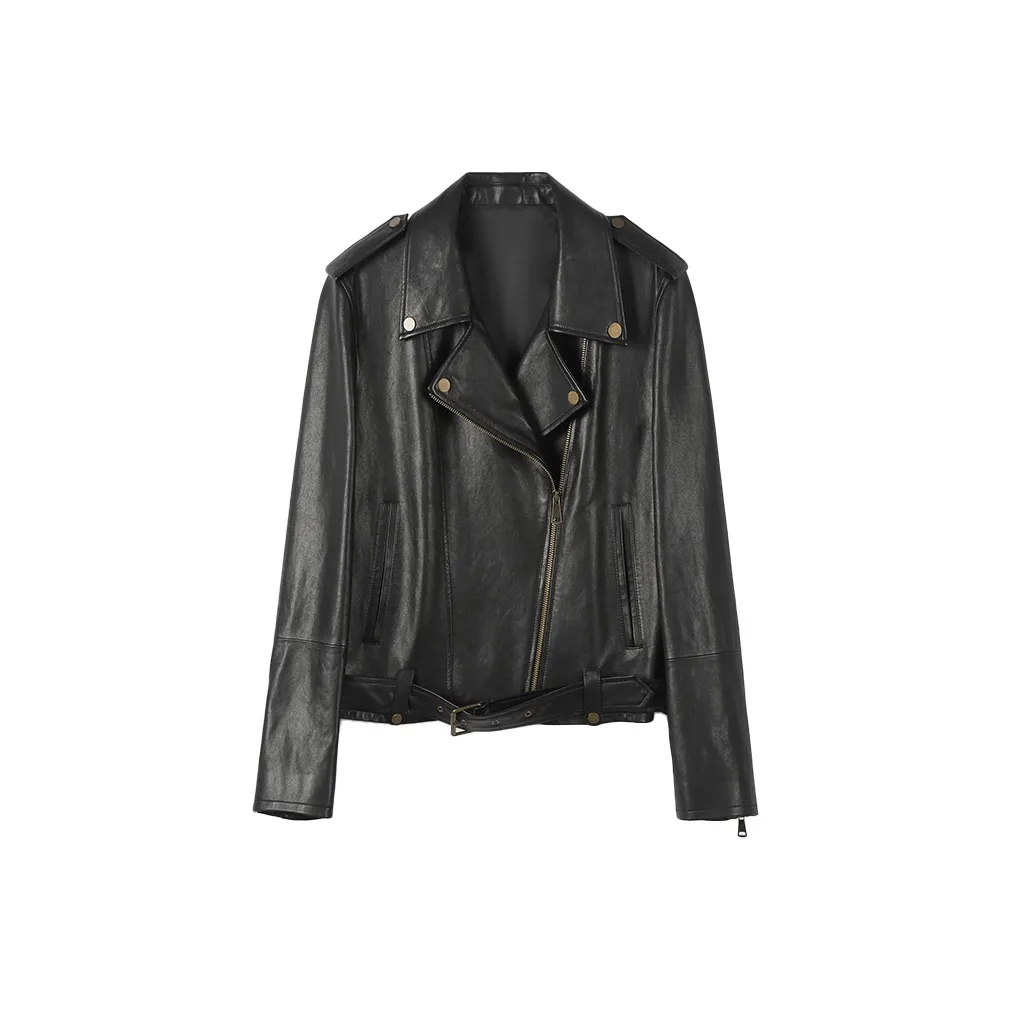 SINBOS Leather Jackets Women's