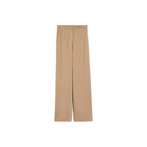 MaxMara Studio Бежевые Женские Повседневные Брюки