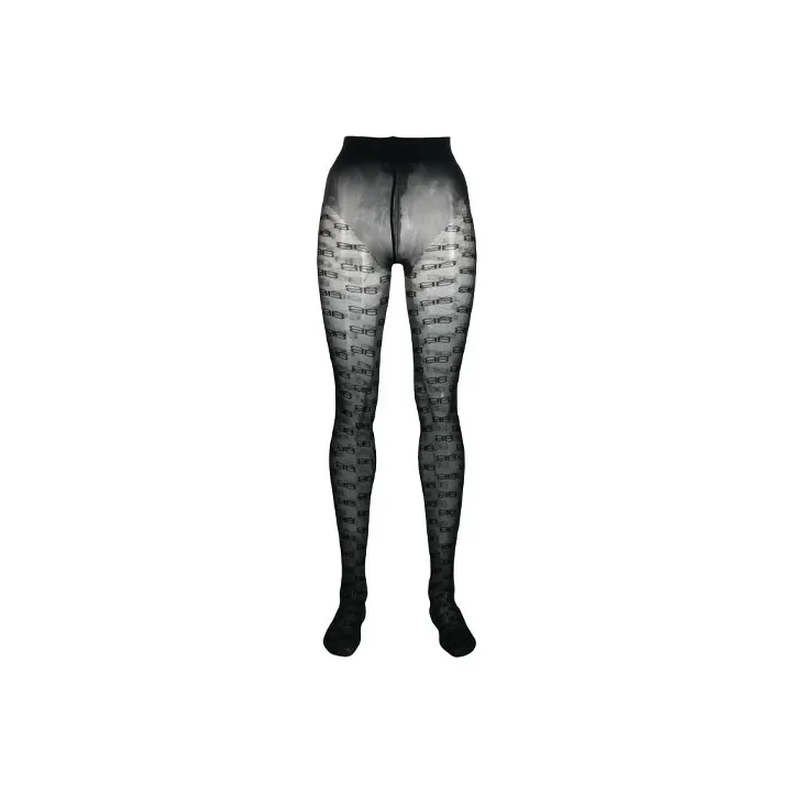Balenciaga Bb Monogram Tights 'Black'