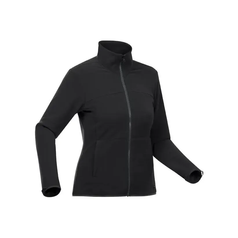 DECATHLON SH100 Поход Водонепроницаемый Ветровка Женские Черный Черный