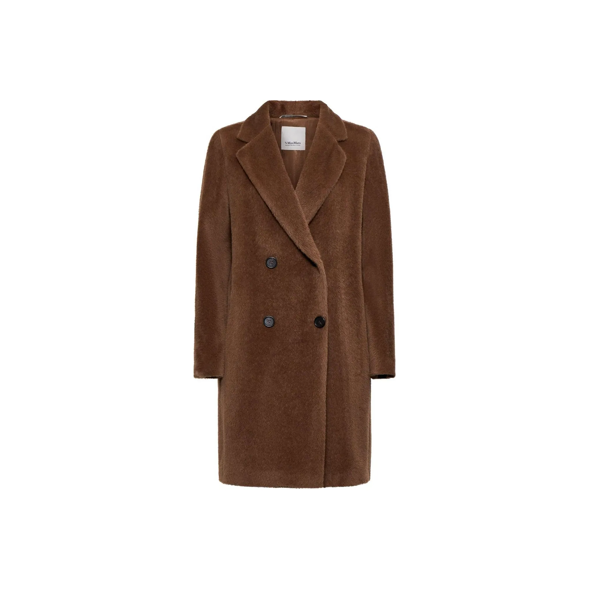 'S MAX MARA Double Breasted Long Sleeved Coat