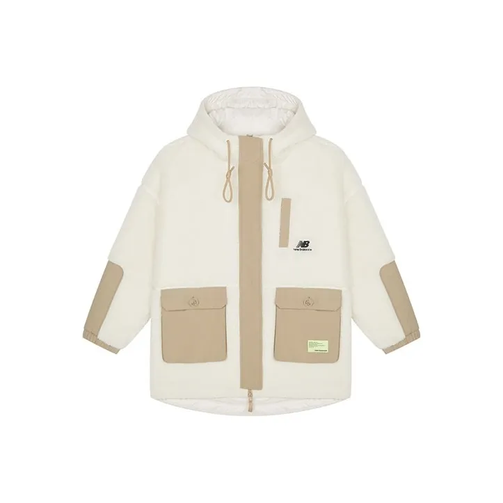 New Balance Velvet Jacket Velvet Jackets Women's Ivory