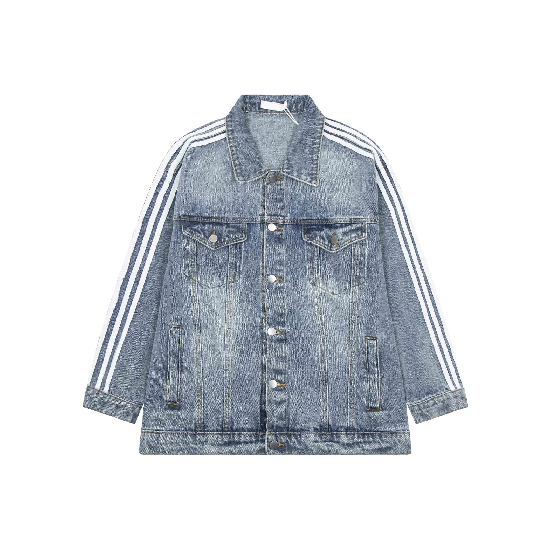 DanerWang Denim Jacket Women's Blue