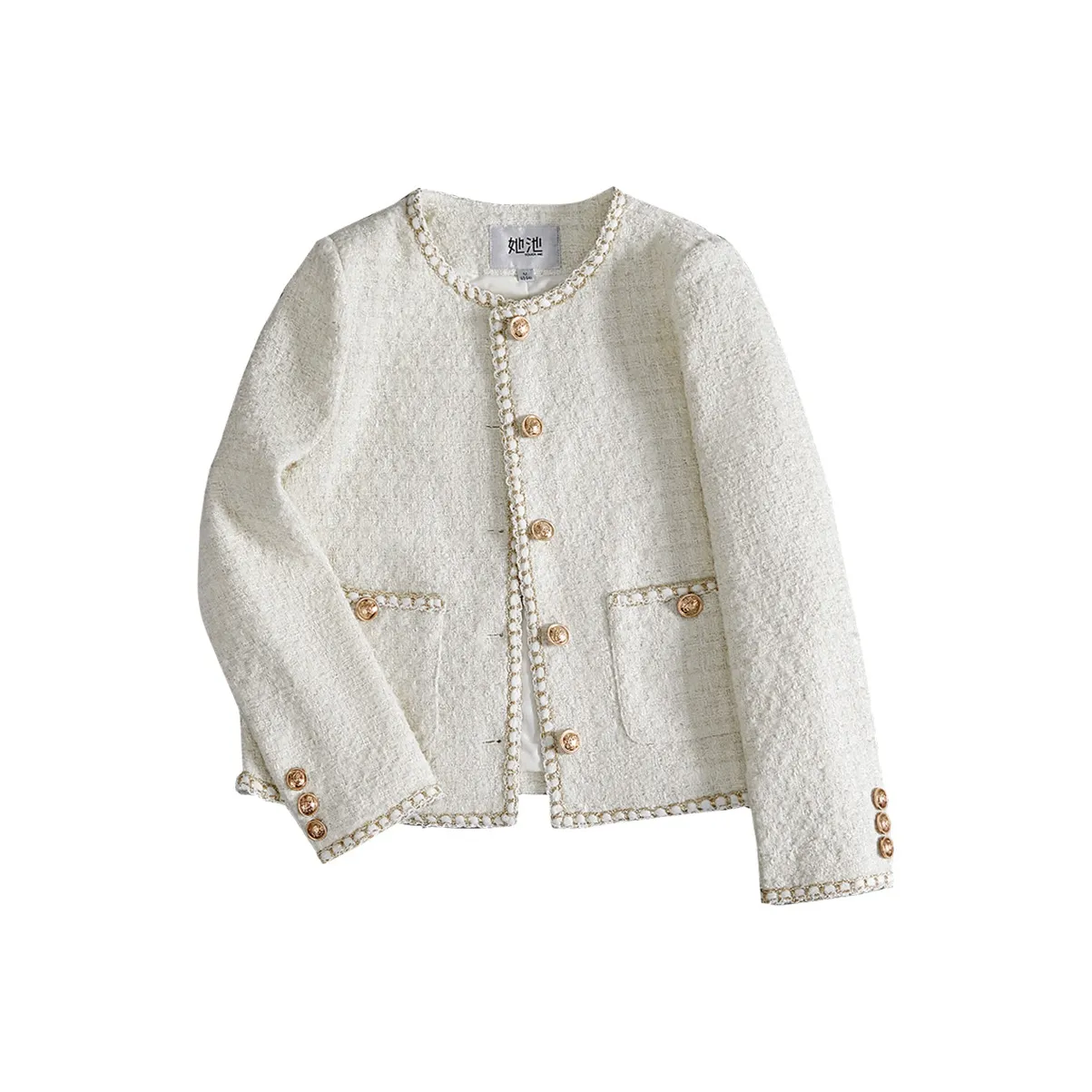 TOUCH Cropped Coats Women's Beige