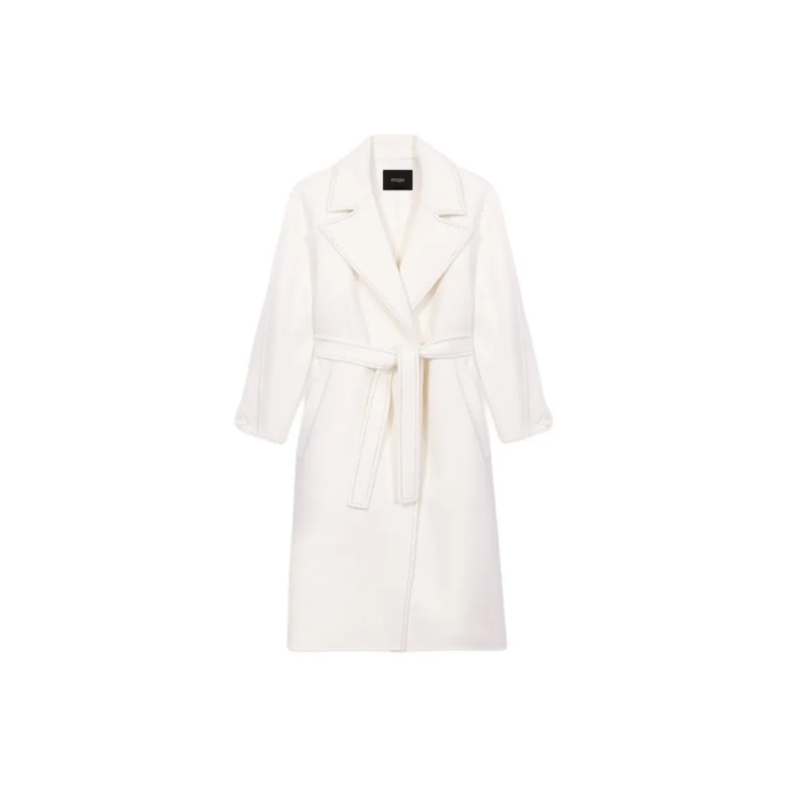 Maje Long Belted Coat
