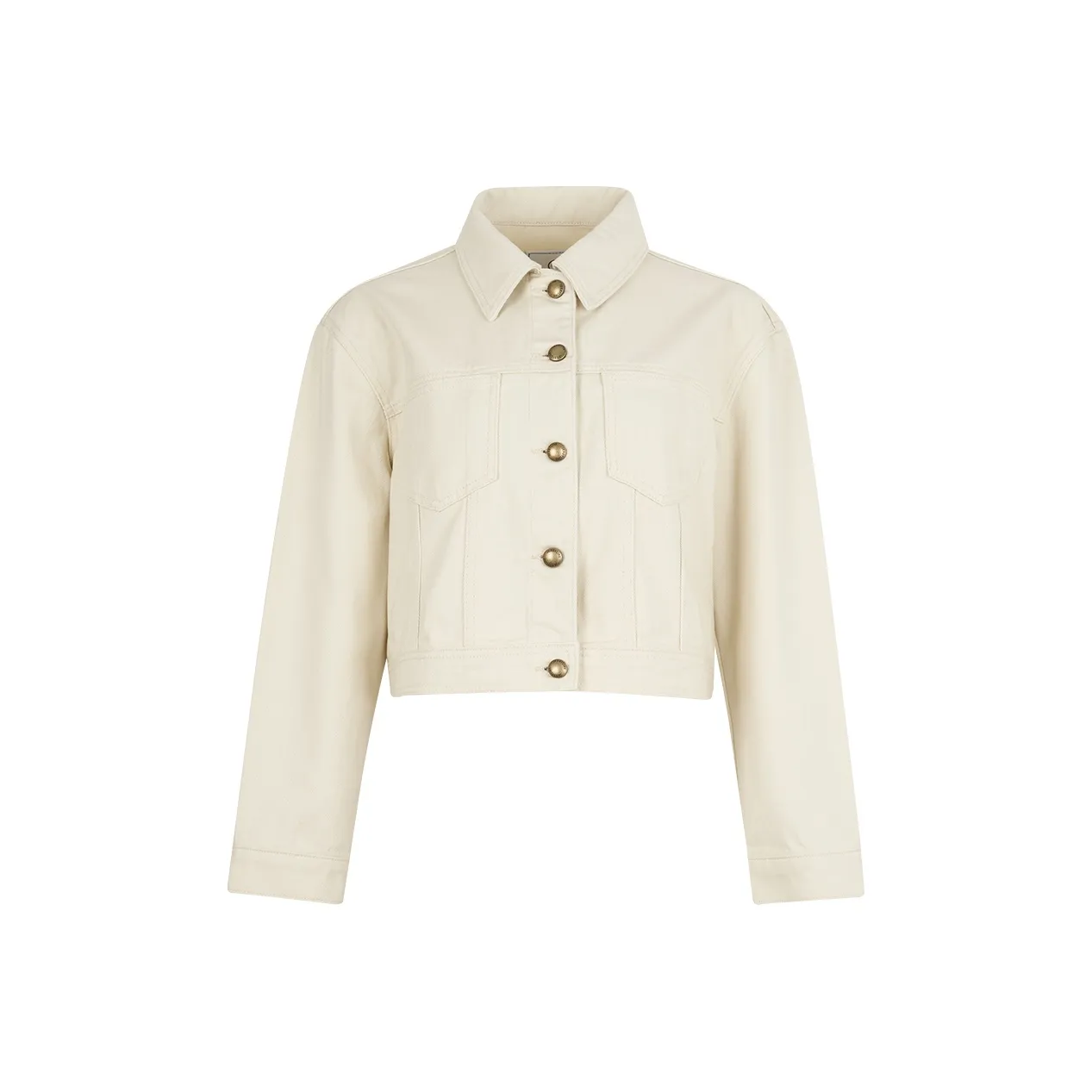 JESSYLINE Denim Jacket Women's White