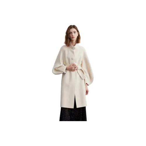 3COLOUR Молочный белый Женское пальто