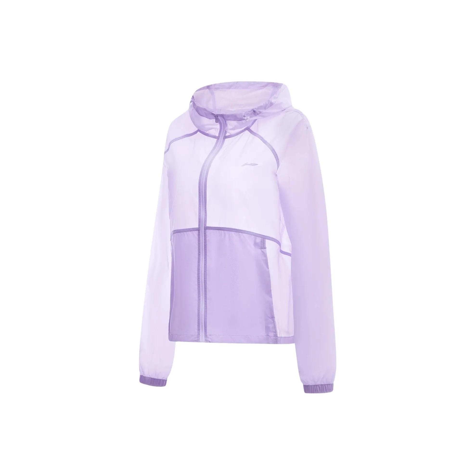 LINING Fitness Series Водонепроницаемая одежда с защитой от солнца женская сиреневого цвета