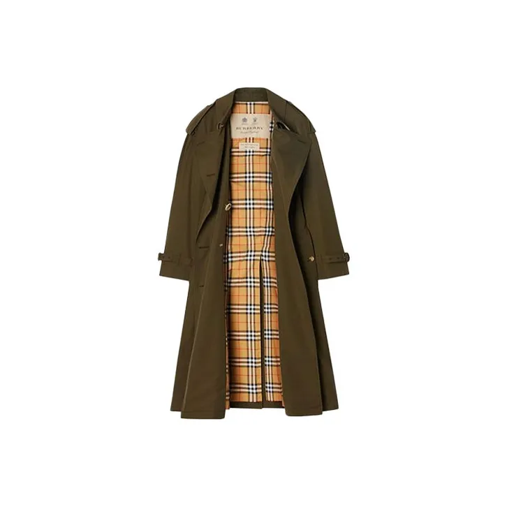 Burberry Trench Coat Women's Army Green