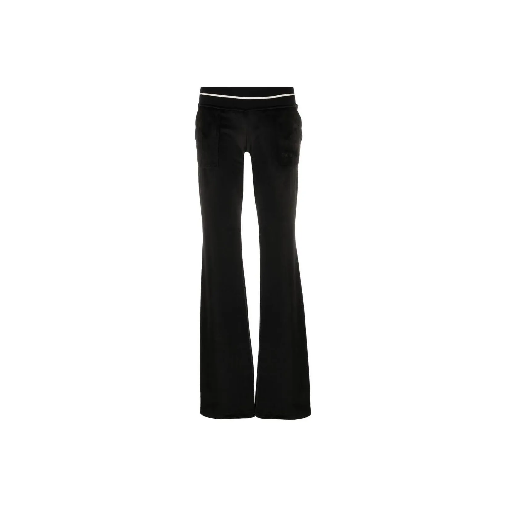 PALM ANGELS Stripe Trim Flared Pants