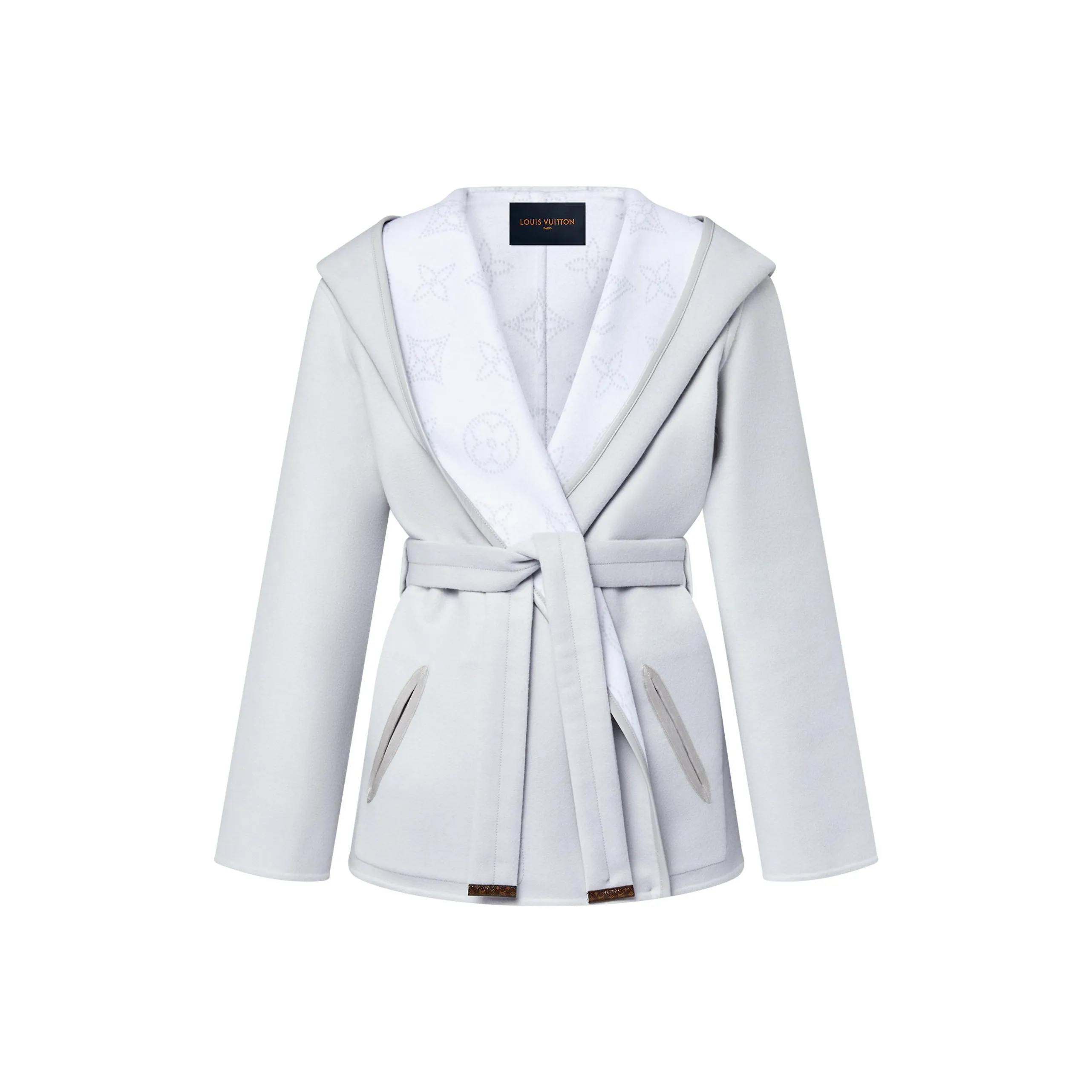LOUIS VUITTON Coat Women's Gray