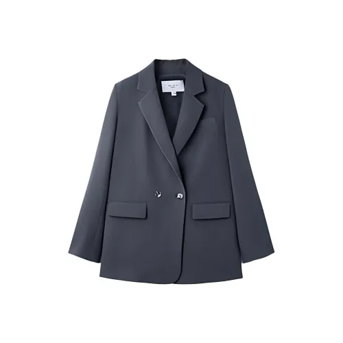 TKY SHOP Дым Циановый Серый Женские Офисные Костюмы