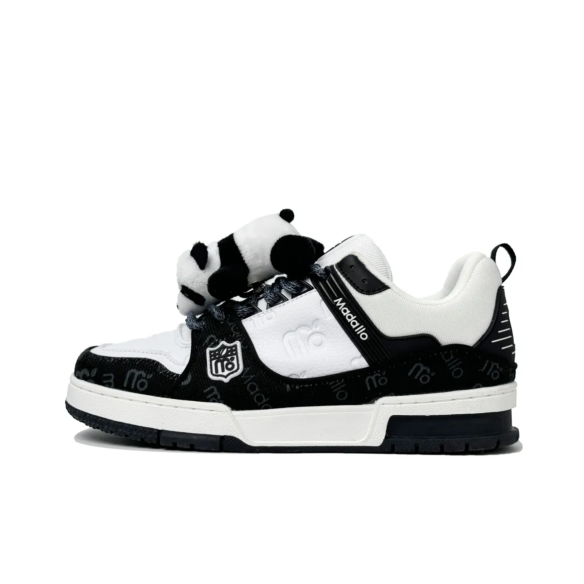 Коллекция Madallo TRN Скейтборд Кроссовки Низкие Белые Черные Унисекс