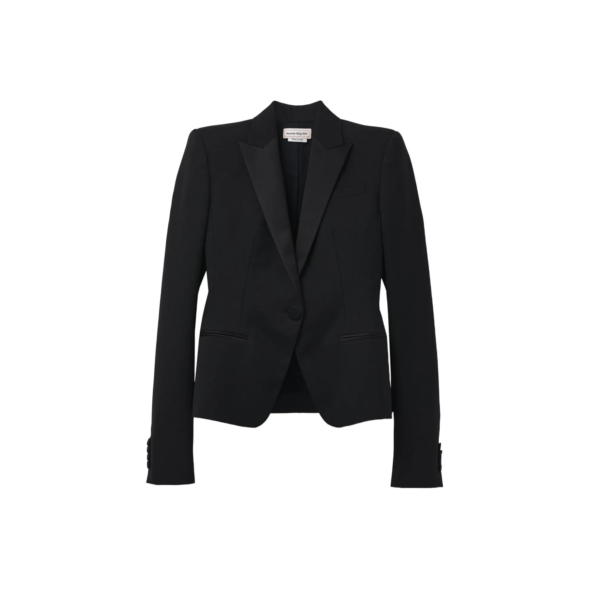 Alexander McQueen Single Breasted Tailored Blazer