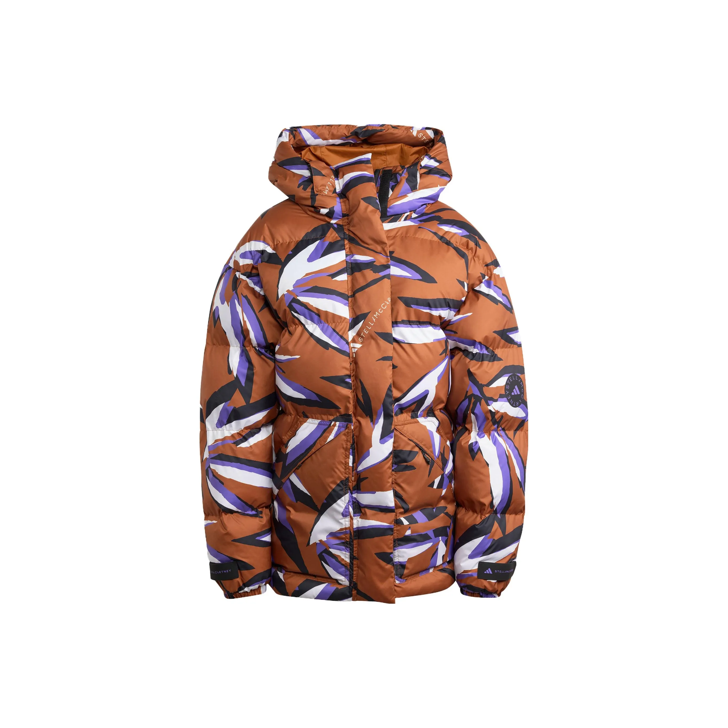 adidas By Stella McCartney TrueNature Floral-print Padded Jacket