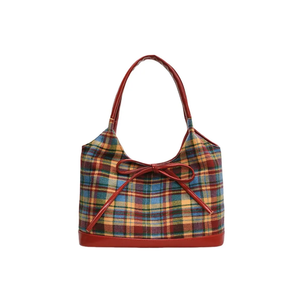 Juju Jimmy ПУ (полиуретан) с полиэстером одно плечо сумка женская красная