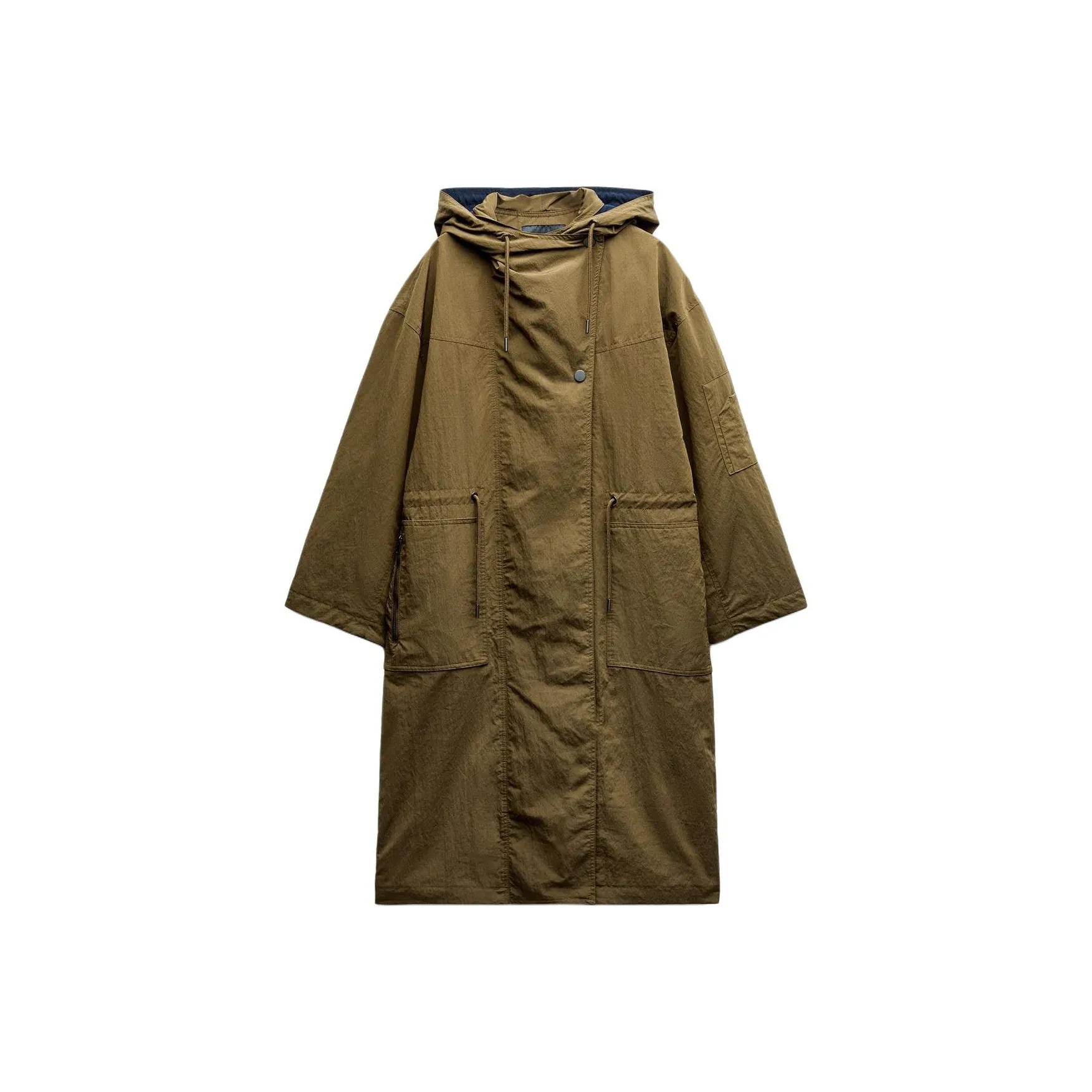 ZARA Trench Coat Women's Medium Khaki