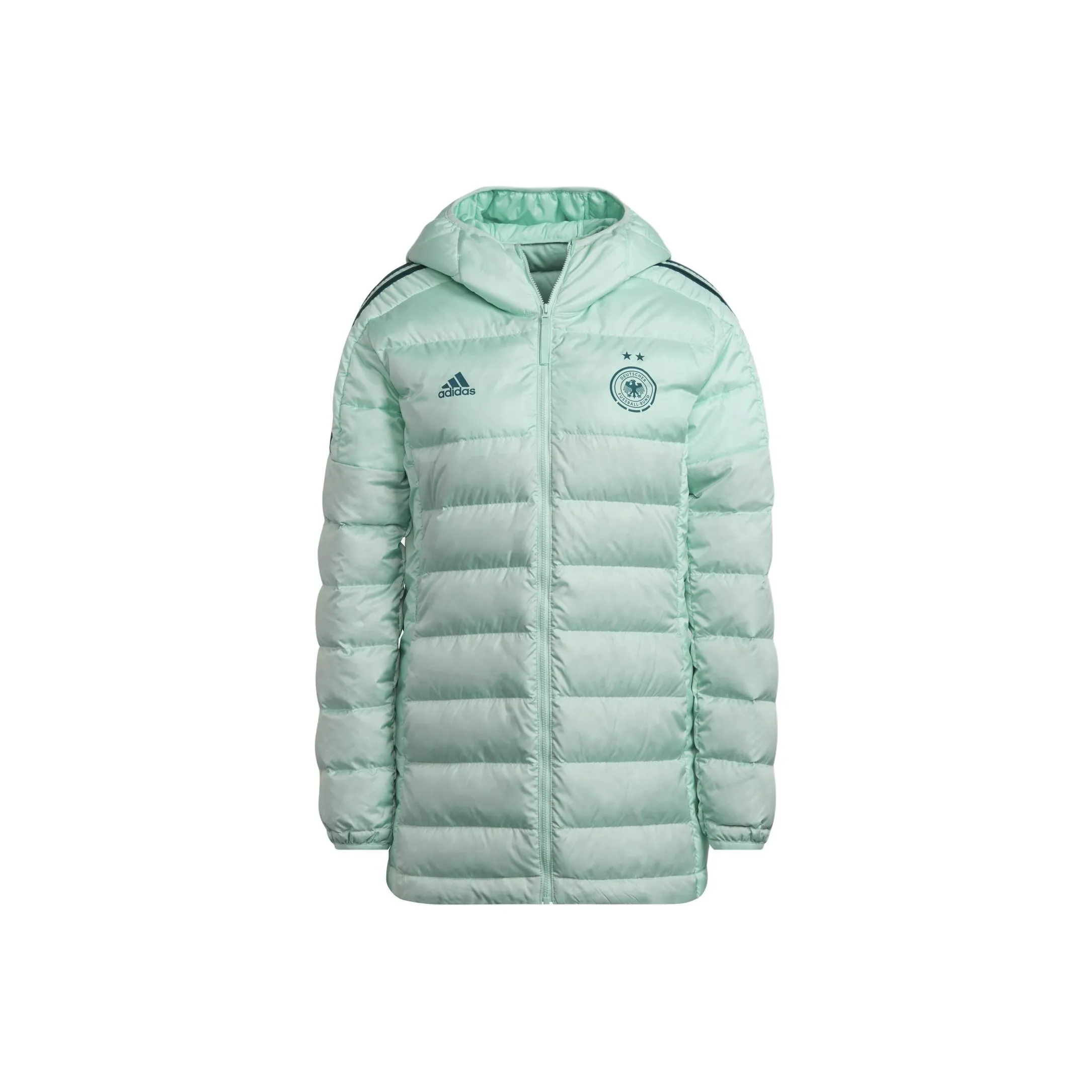 Adidas Performance Down Jacket Women's Transparent Mint Mysterious Green Adidas Performance Пуховик Женские Прозрачный Мятный Таинственный Зеленый