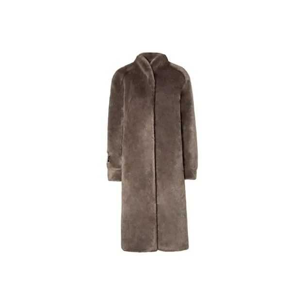 JYOSEI Velvet Feel Пальто Женское Коричневое