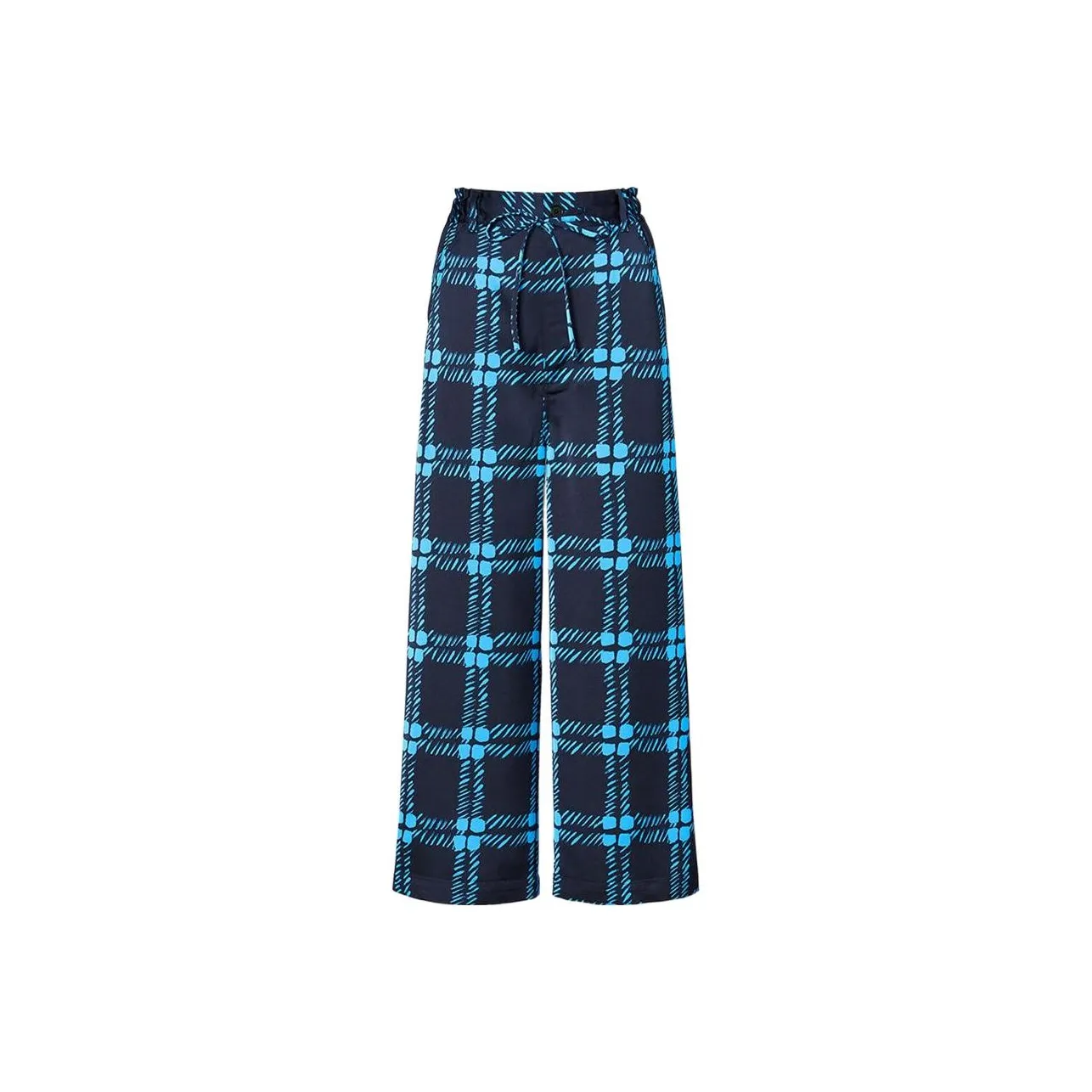 UNIQLO MARNI Co Брендинг Темно-синие Женские Повседневные Брюки