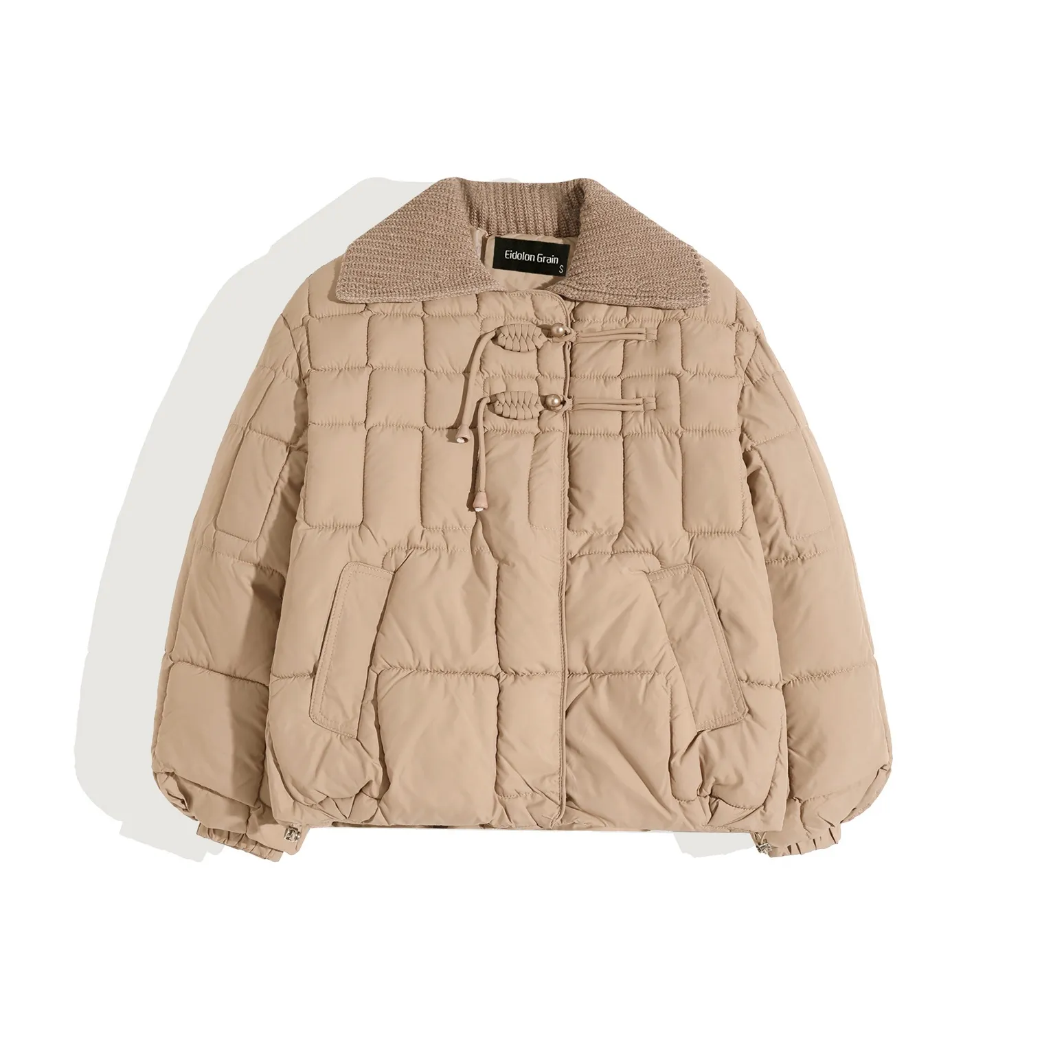 EIDOLON GRAIN Хлопковый пуховик женский