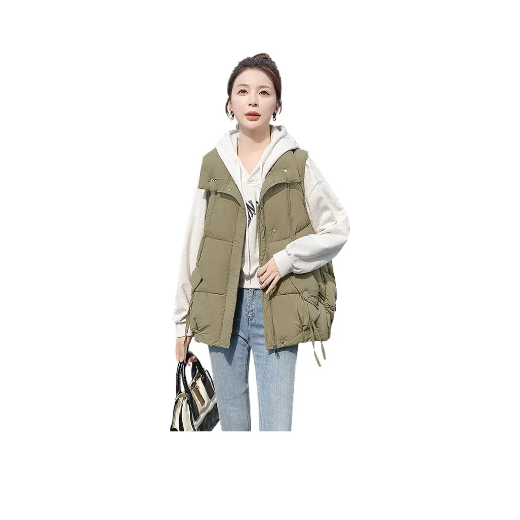 Cypress House Жилет Женские Армейский зеленый