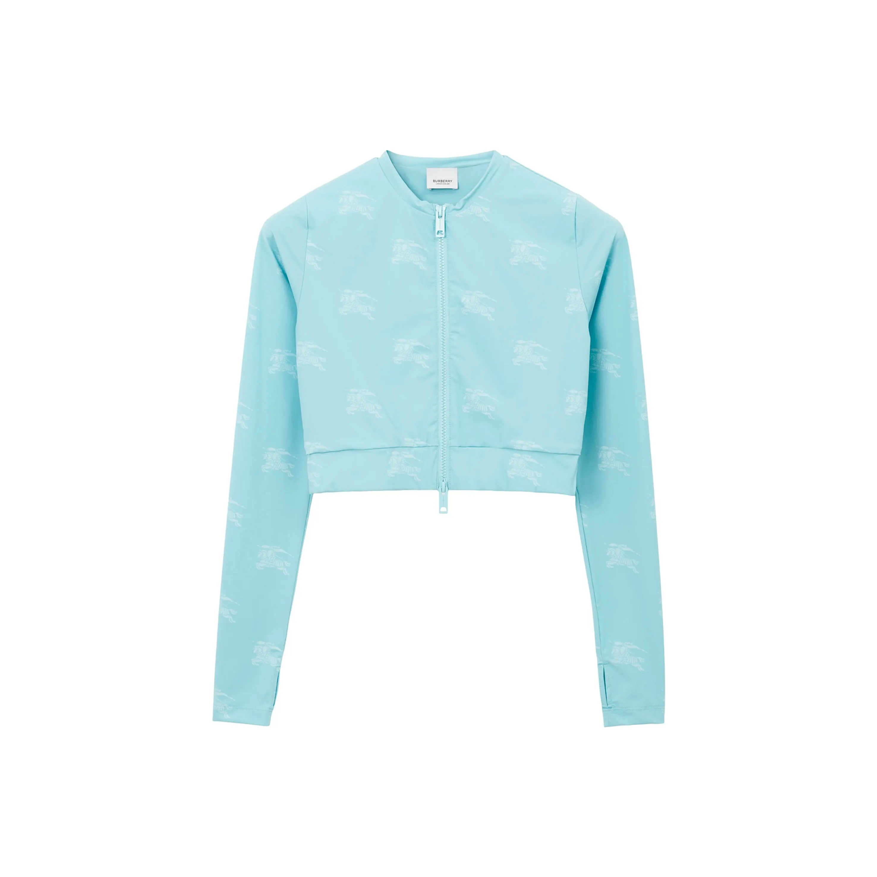 Burberry SS23 Cropped Coat Women's Blue Бурбери SS23 Укороченное пальто женское синее