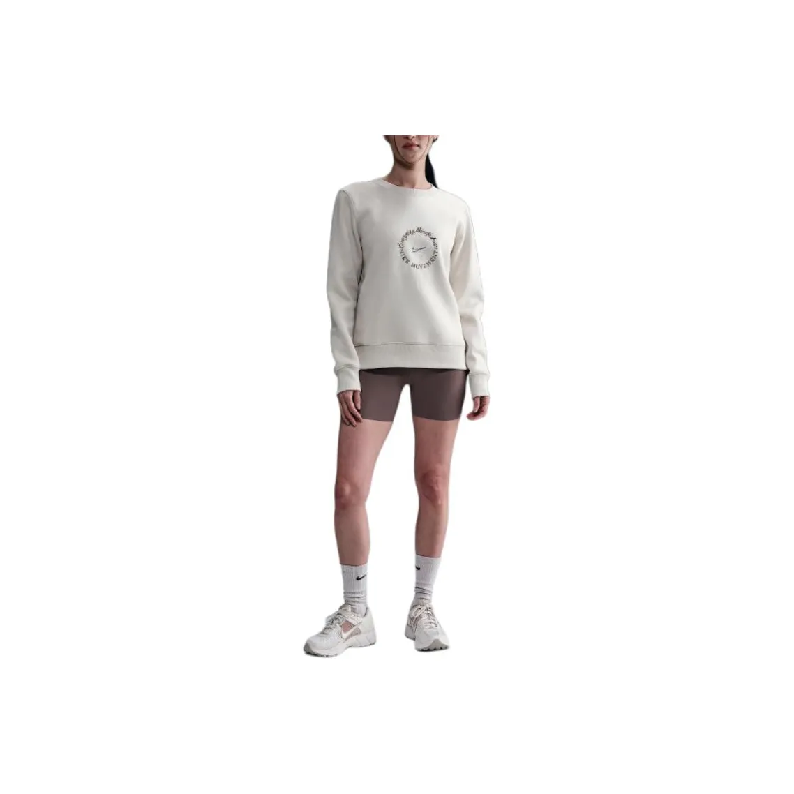Nike Clothing Sweatshirts Women's Beige