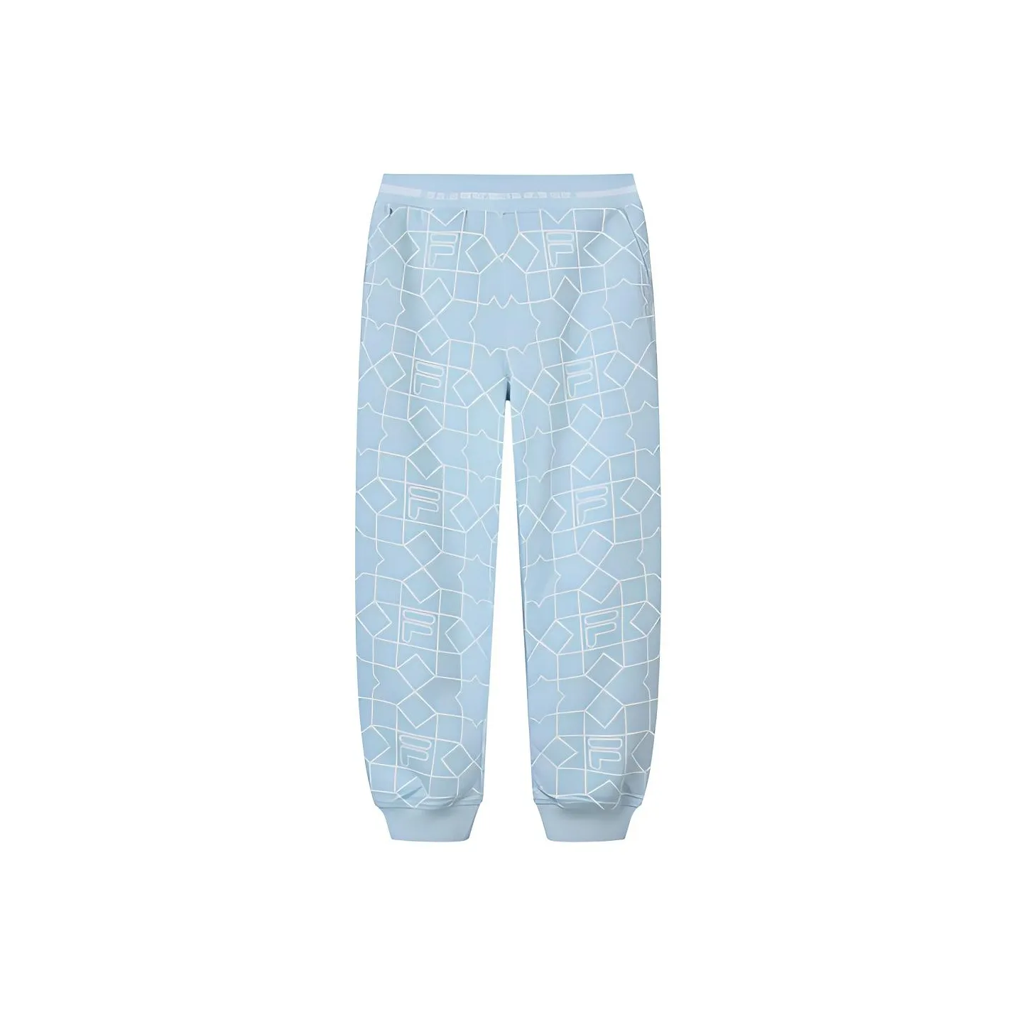 FILA Casual Pants Women's Light Blue Floral