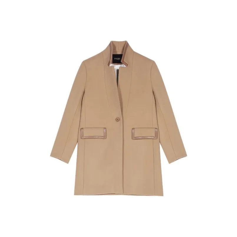 Maje Coats Women's Camel