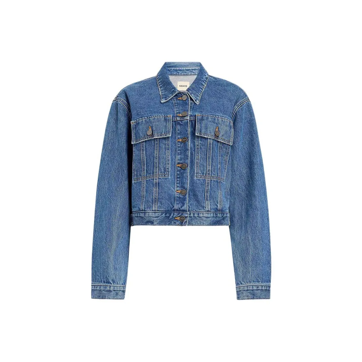KHAITE Saunder Buttoned Denim Jacket