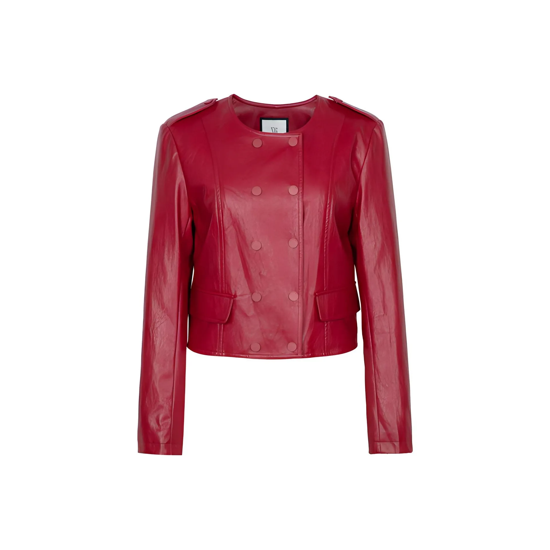 XG Красный Женские Кожаные Куртки