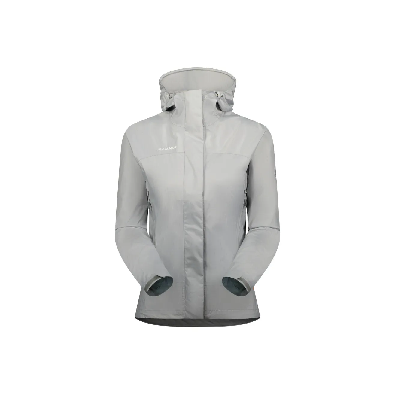 MAMMUT Microlayer 2.0 HS Windbreaker Jackets Women's Platinum Gray