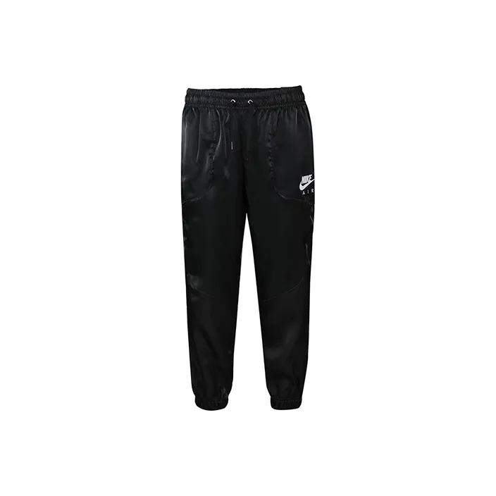 Nike Вязаные тренировочные штаны женские черные