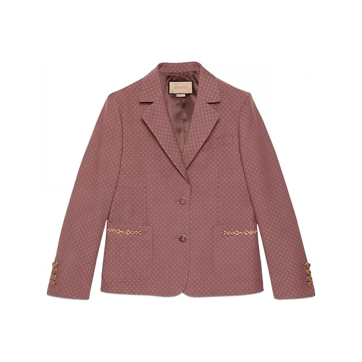 24AW new/GUCCI ウールとシルクのギャバジンブレザー Blazer GUCCI Wool-jacquard blazer | NET-A-PORTER