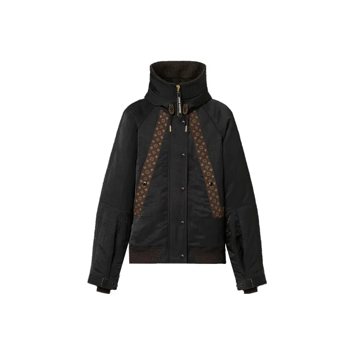Lv Monogram Accent Parka