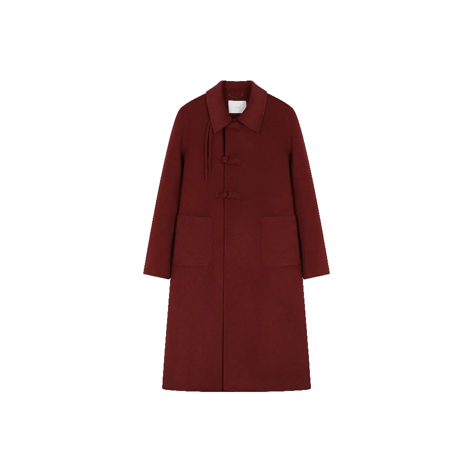 Mo Han Yi Mei Куртка Женская Бордовая