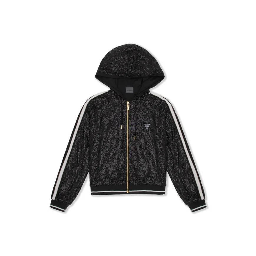 GUESS Cropped Coat Women's Black GUESS Укороченное пальто женское черное