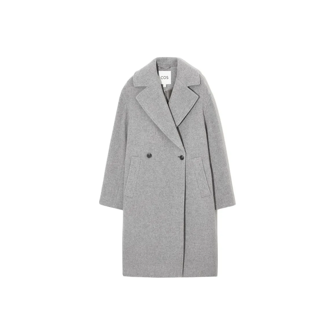 COS Серое Женское Пальто