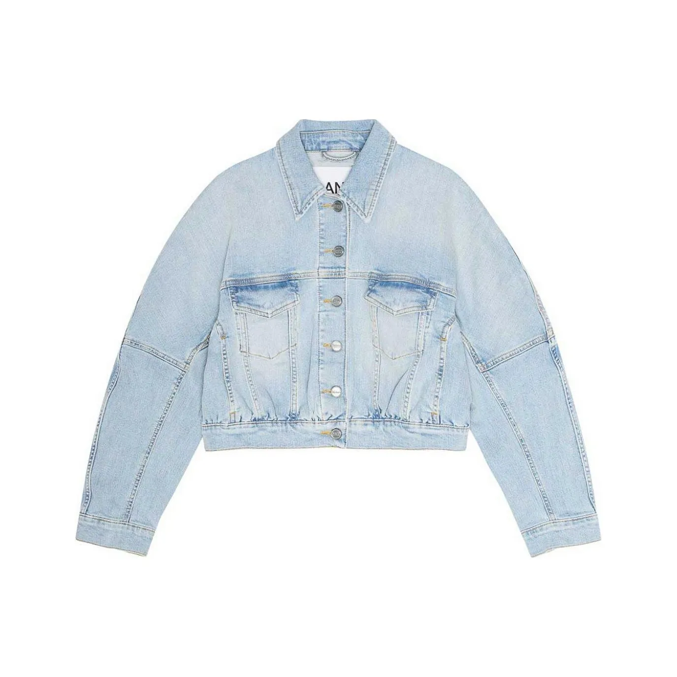 GANNI Denim Bomber Jacket