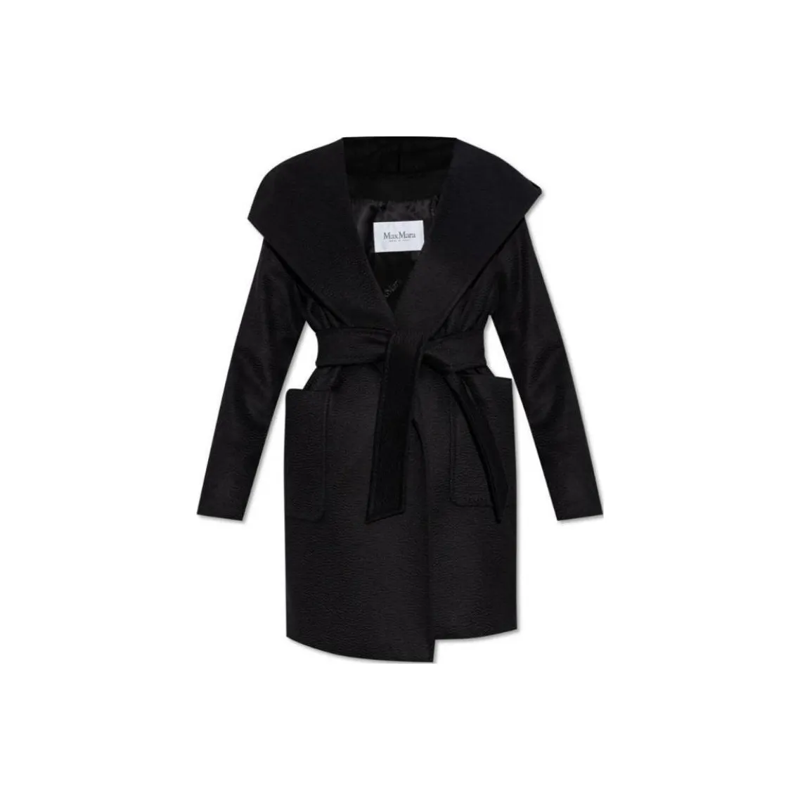 MaxMara Belted Long Sleeved Coat