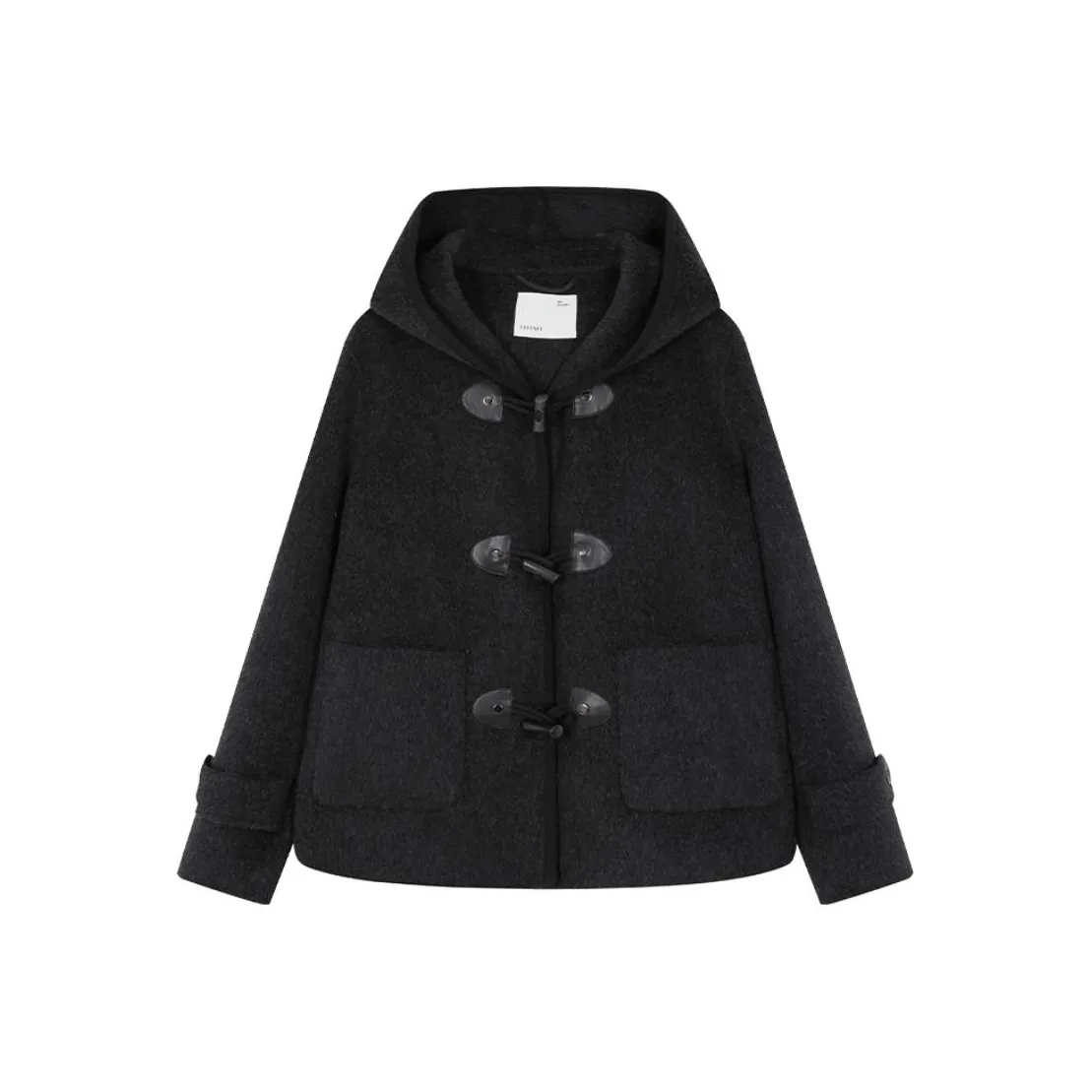 IHIMI Черное Серое Женское Пальто