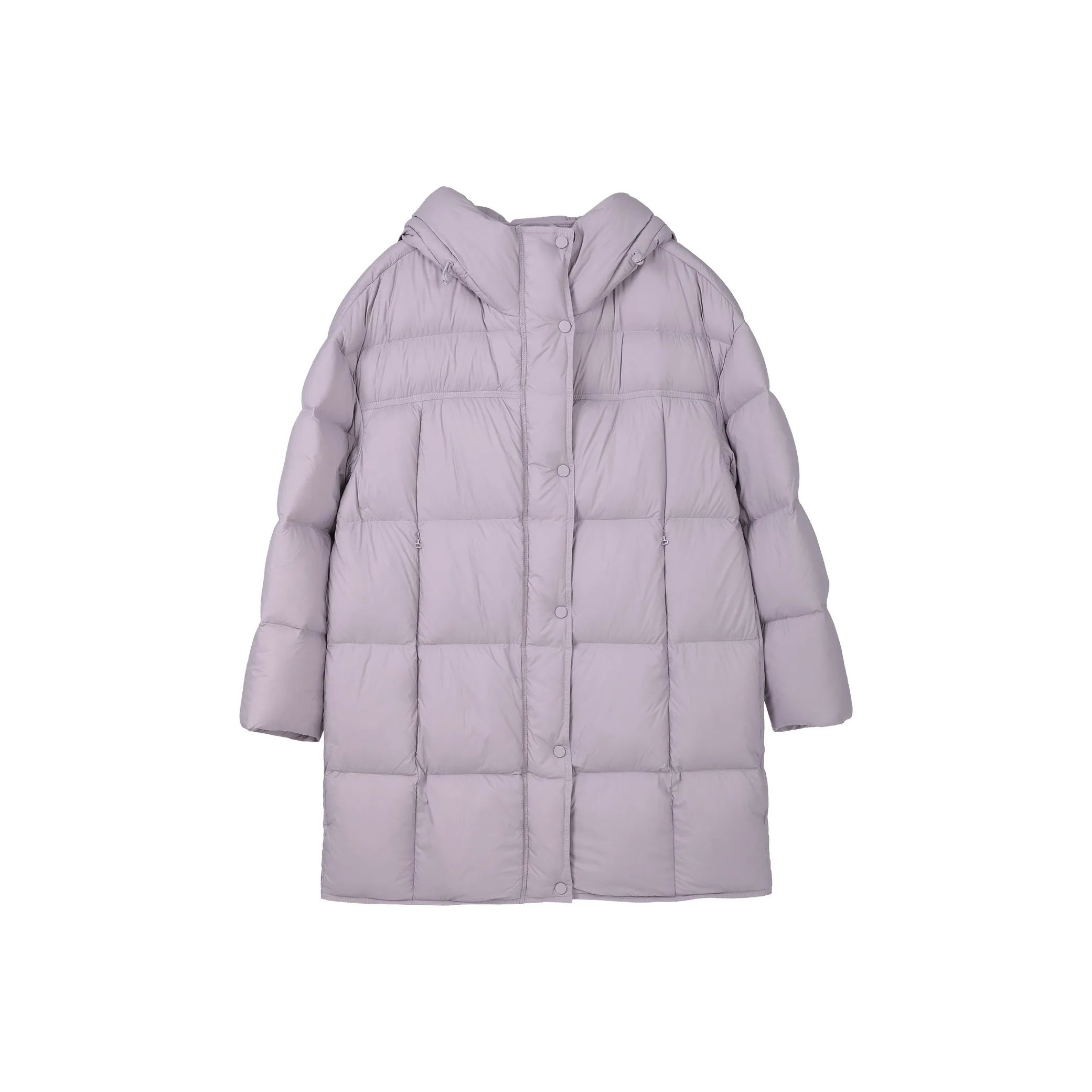 Fstudio Korean Commute Essential 90 Fill Power White Duck Down Long Warm Down Jacket Women's
