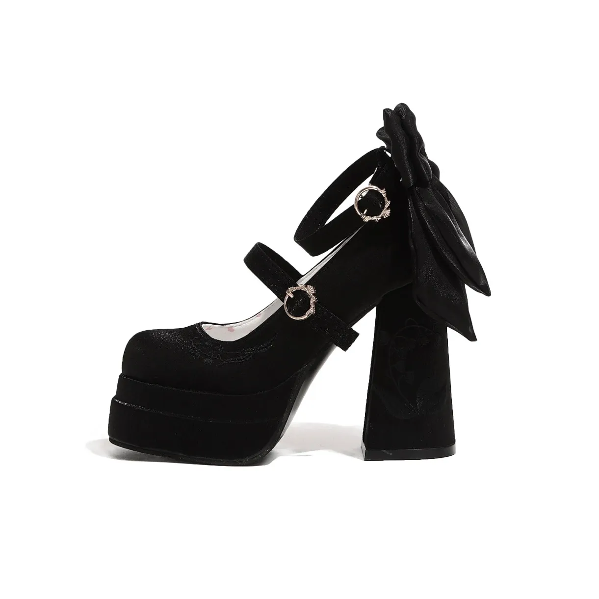 NTOZE Грубый каблук Мэри Джейн Женские туфли