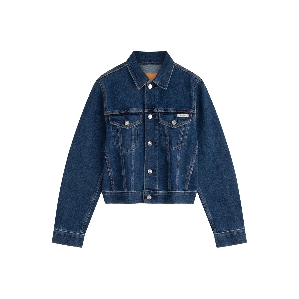 CALVIN KLEIN Denim Series Denim Jacket Women's Denim Blue