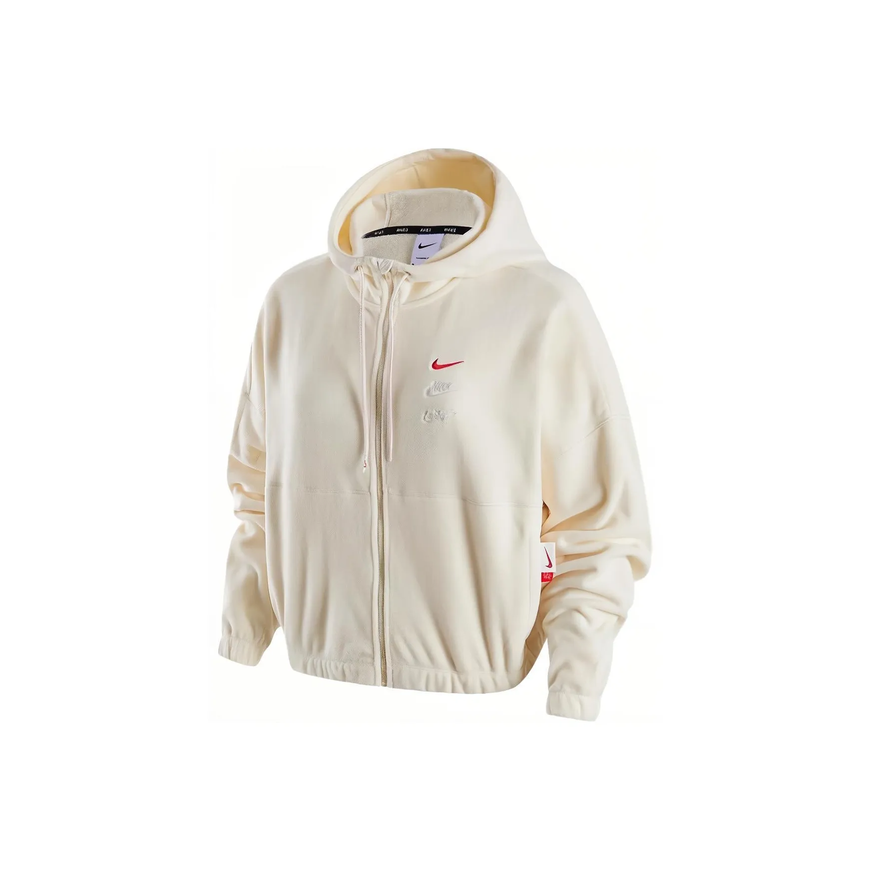 Nike Dragon New Year's Collection Бархат Feel Куртка Женские Кокосовое молоко